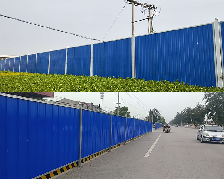 彩钢围挡板在交通建设中的应用和优势